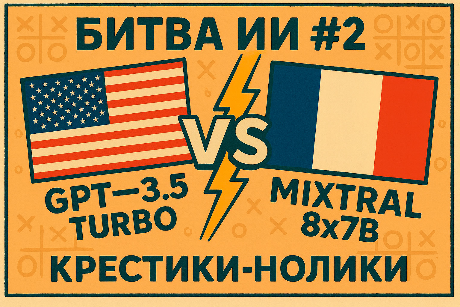 Битва ИИ #2: GPT 3.5 Turbo vs Mixtral 8x7B